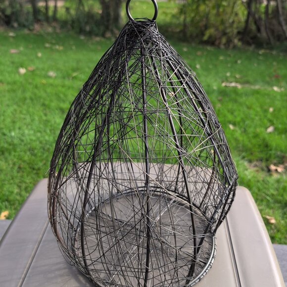 Wire Birdhouse Indoor Or Outdoor Decorative Or For Actual Use - Picture 4 of 6